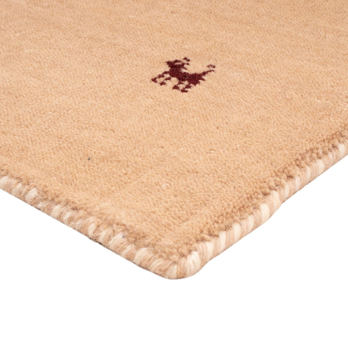 Gabbeh-tæppe - Softy - 65 x 60 cm - beige
