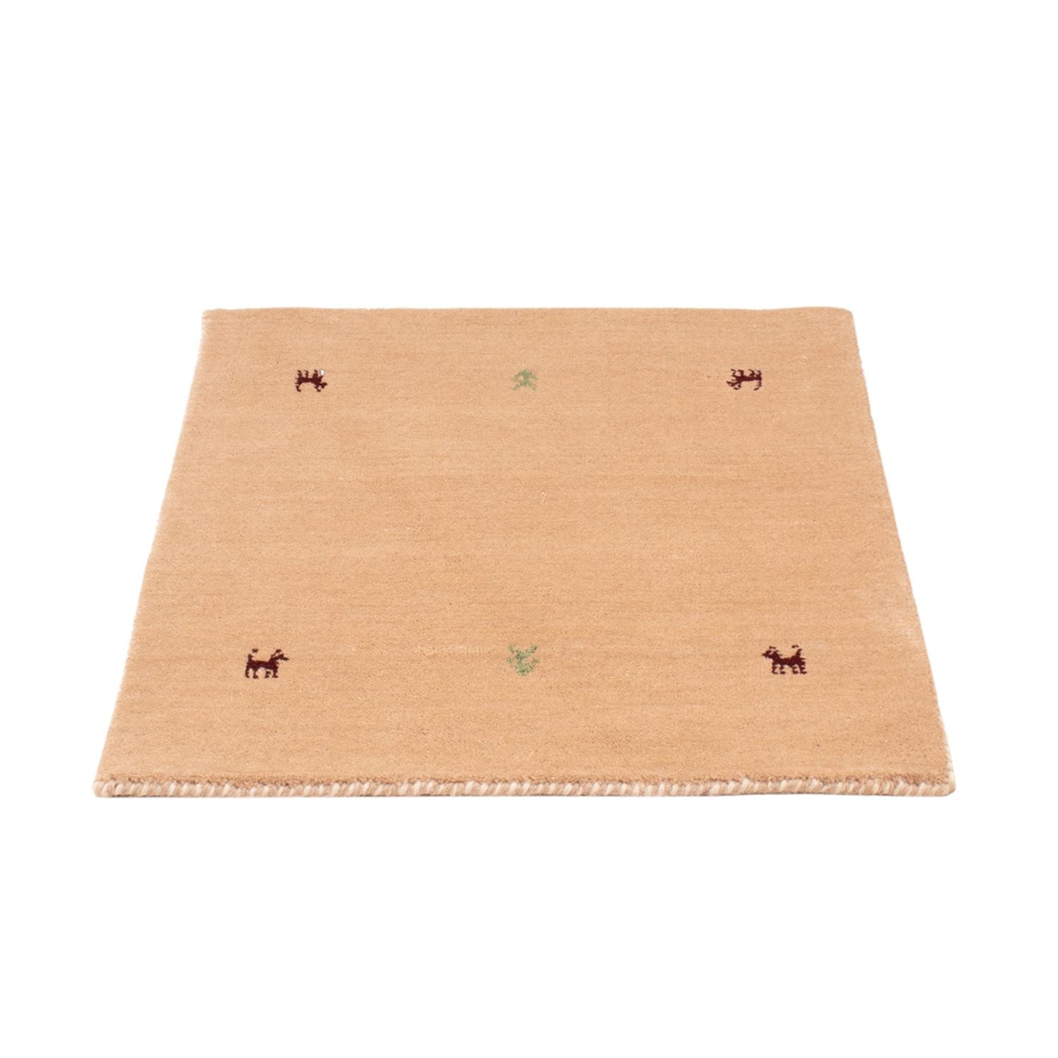 Gabbeh-tæppe - Softy - 65 x 60 cm - beige