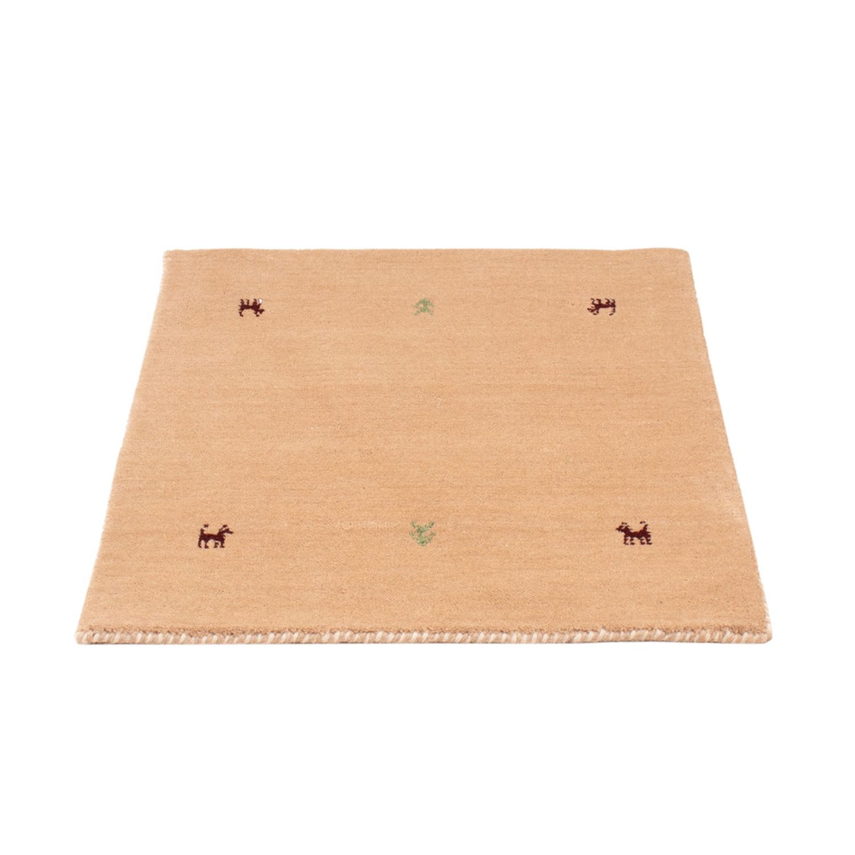 Gabbeh-tæppe - Softy - 65 x 60 cm - beige