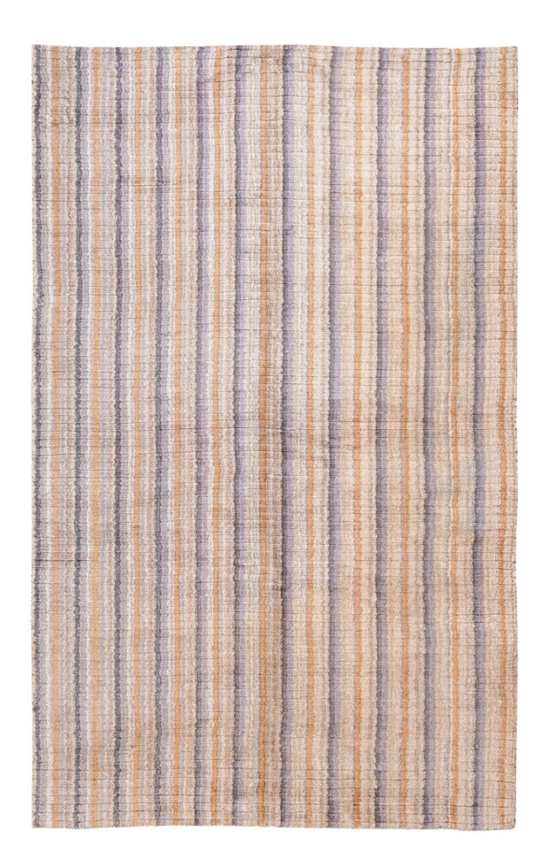 Viskose tæppe - 198 x 123 cm - flerfarvet