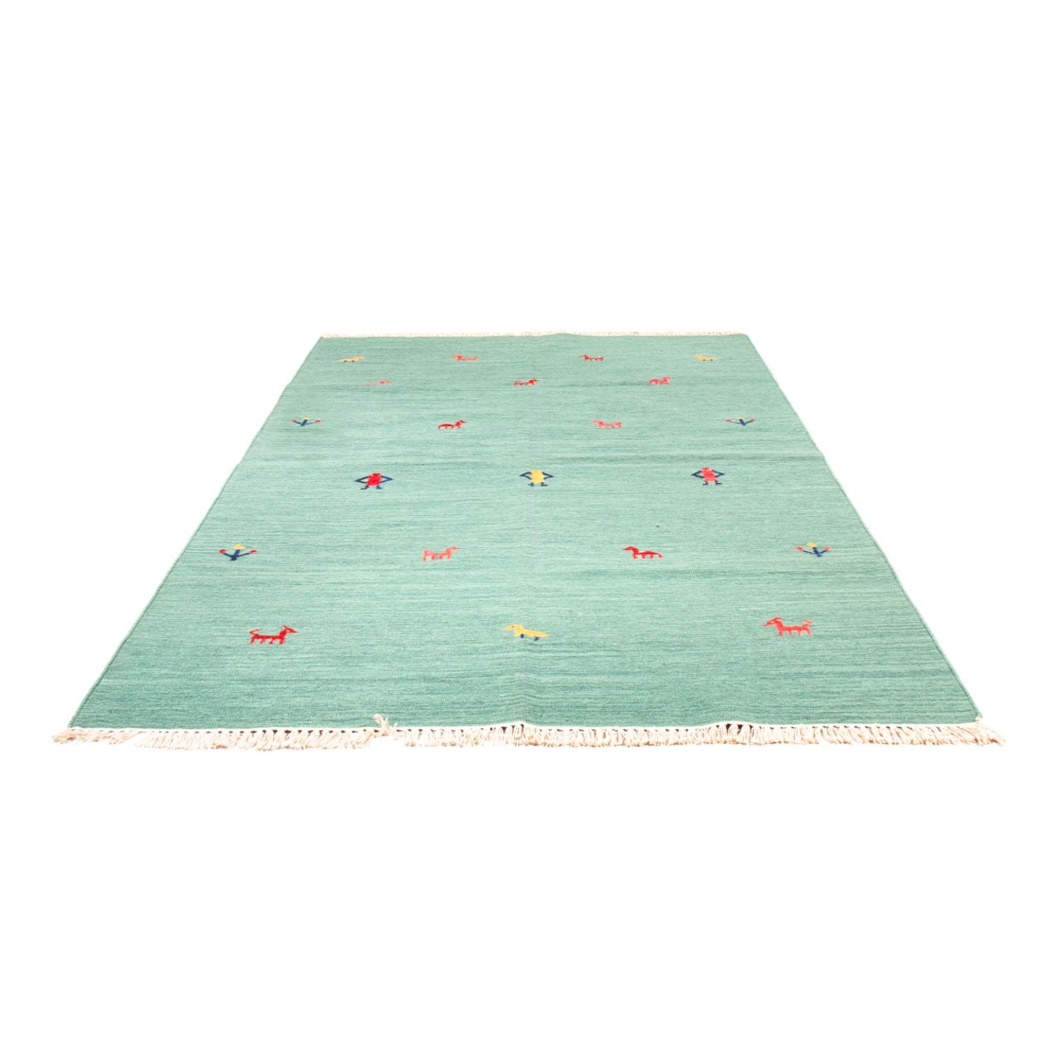 Kelim-tæppe - Trendy - 240 x 160 cm - turkis