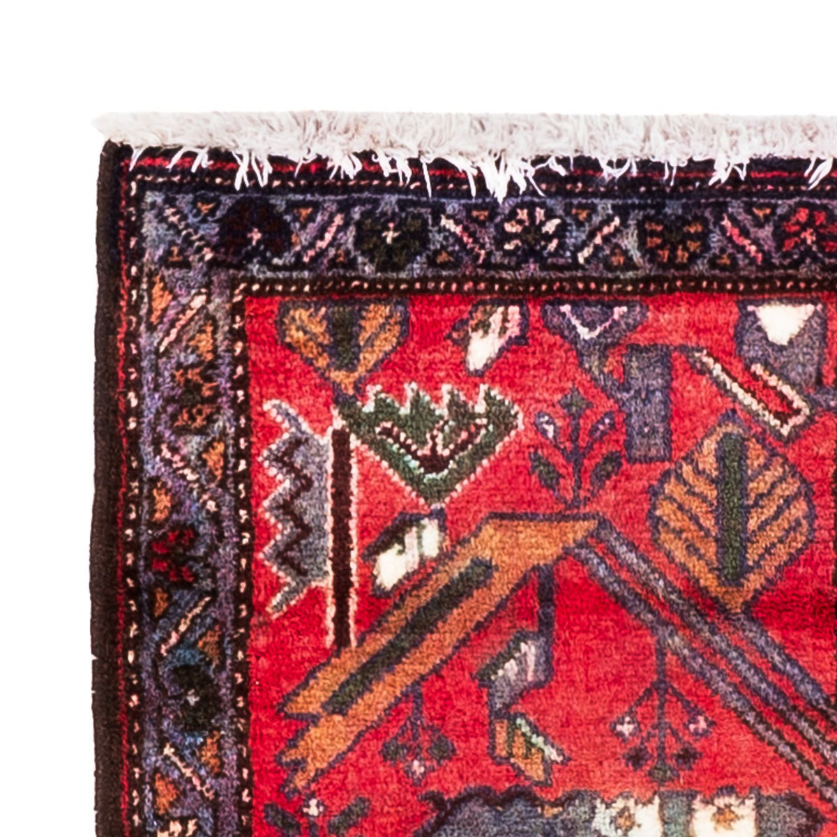 Persisk tæppe - Classic - 99 x 89 cm - rød