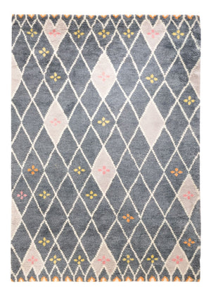 Berber tæppe - 240 x 170 cm - grå