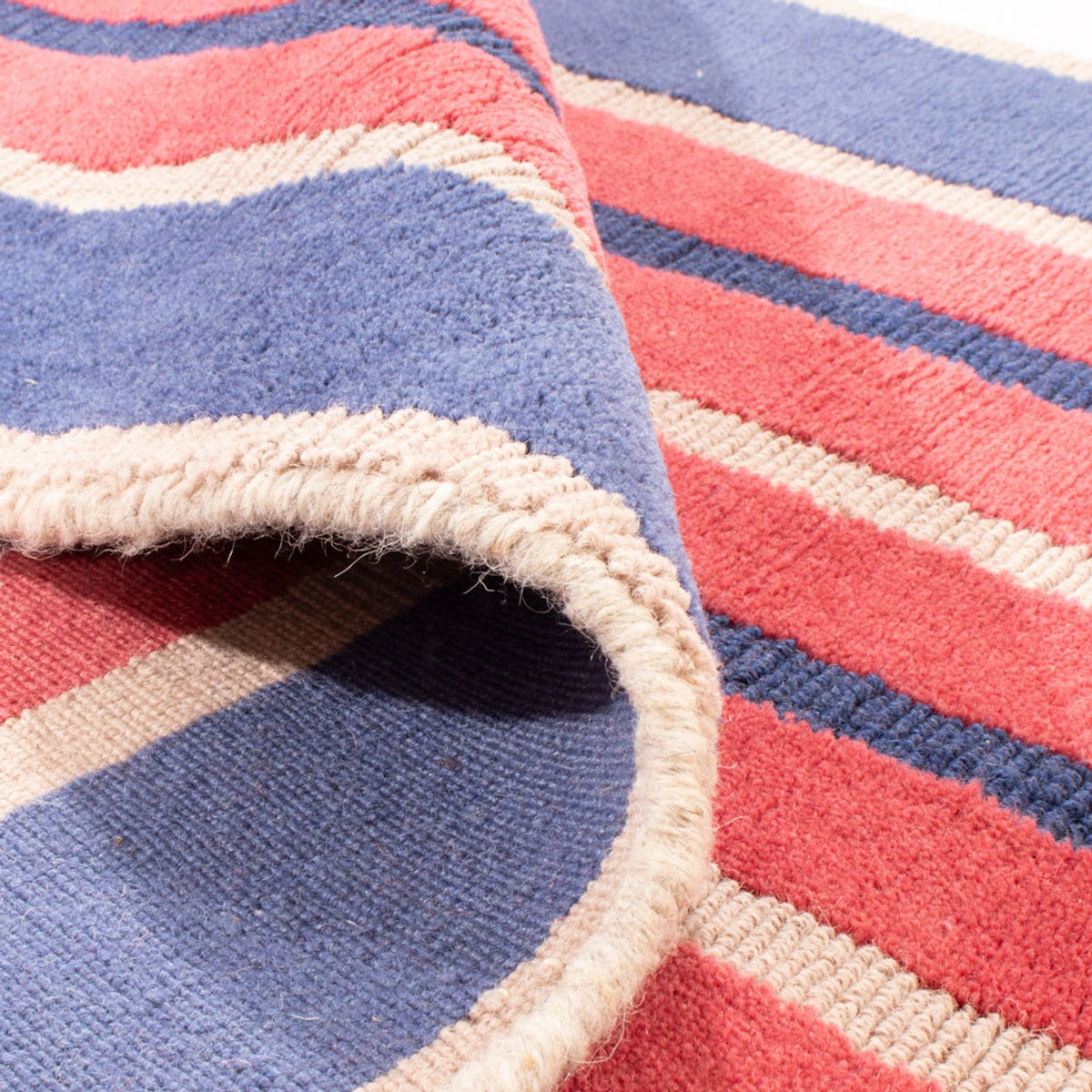 Uldtæppe - 140 x 90 cm - flerfarvet