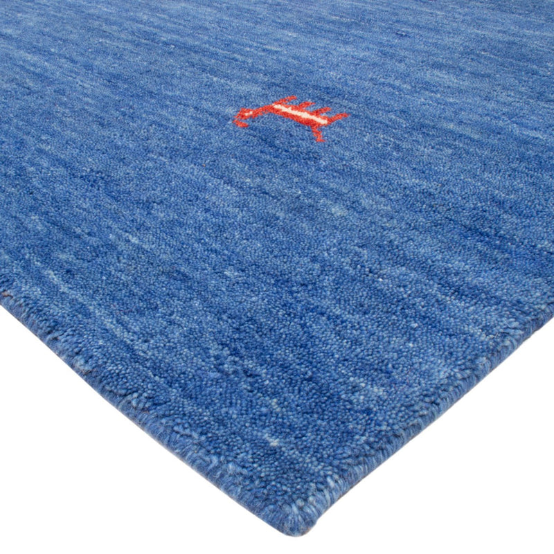 Gabbeh-tæppe - Softy firkantet  - 250 x 250 cm - blå
