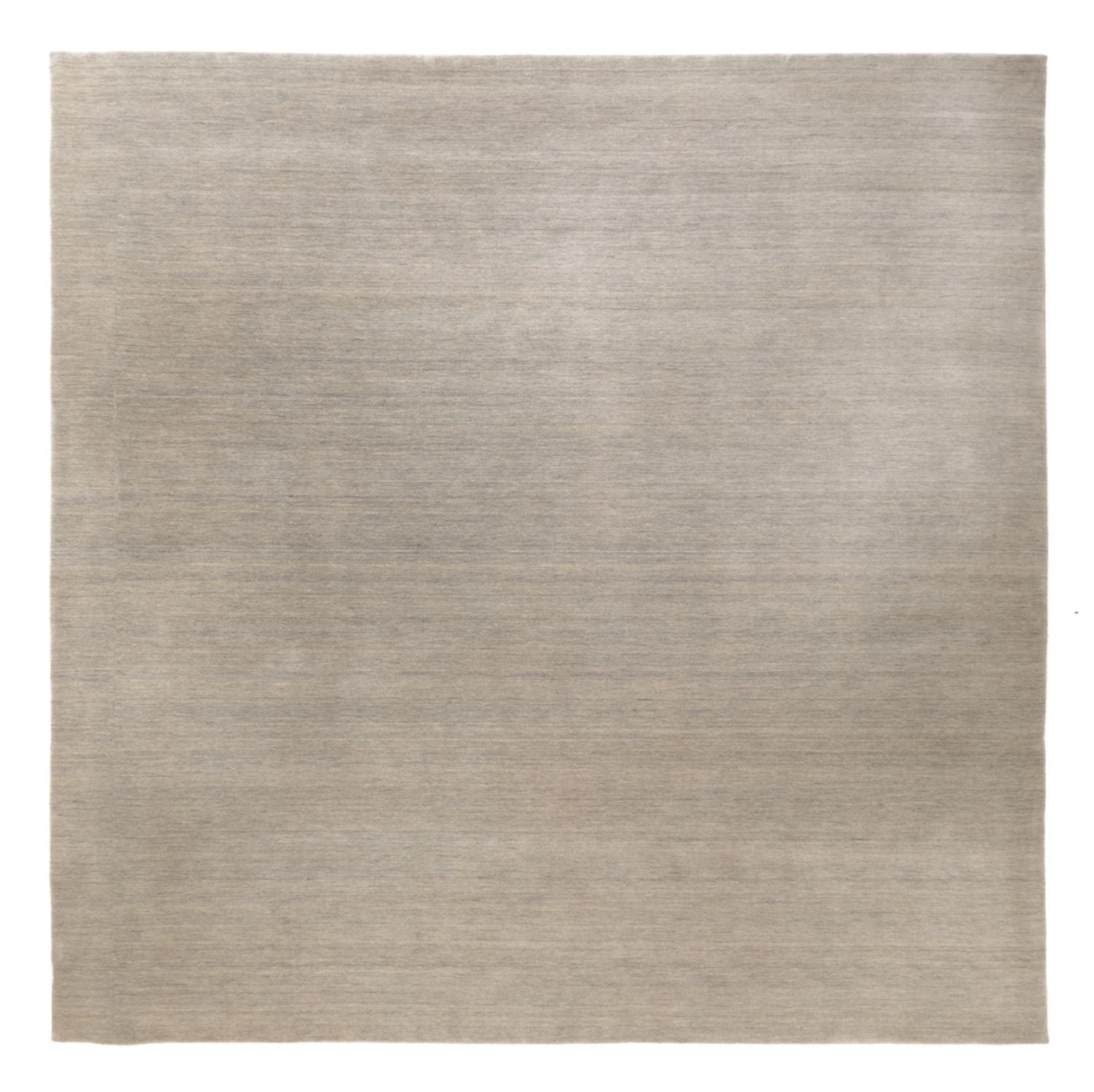 Gabbeh Tæppe - Loribaft Softy firkantet  - 250 x 250 cm - sølv