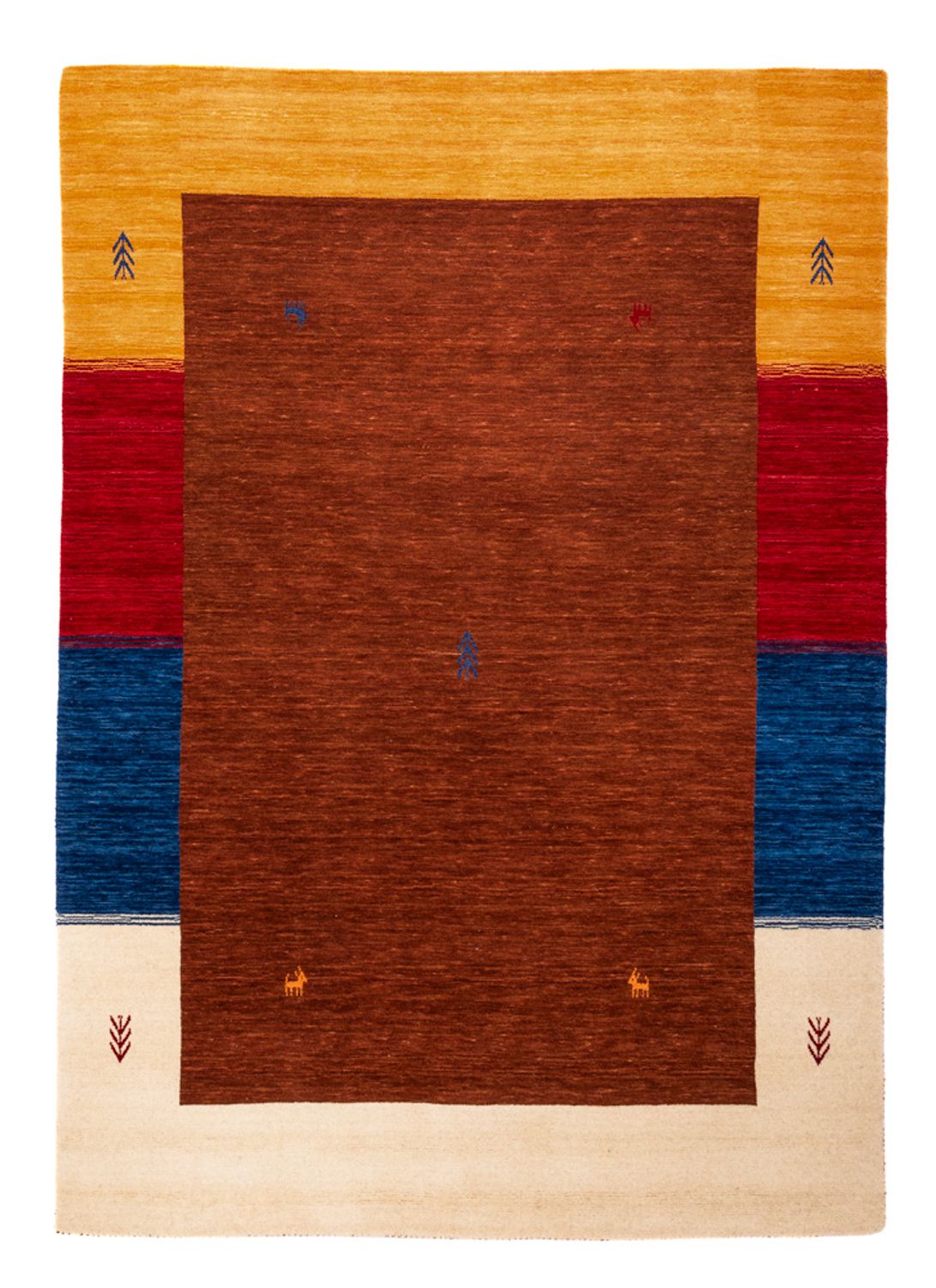 Gabbeh Tæppe - Loribaft Softy - 240 x 170 cm - brun