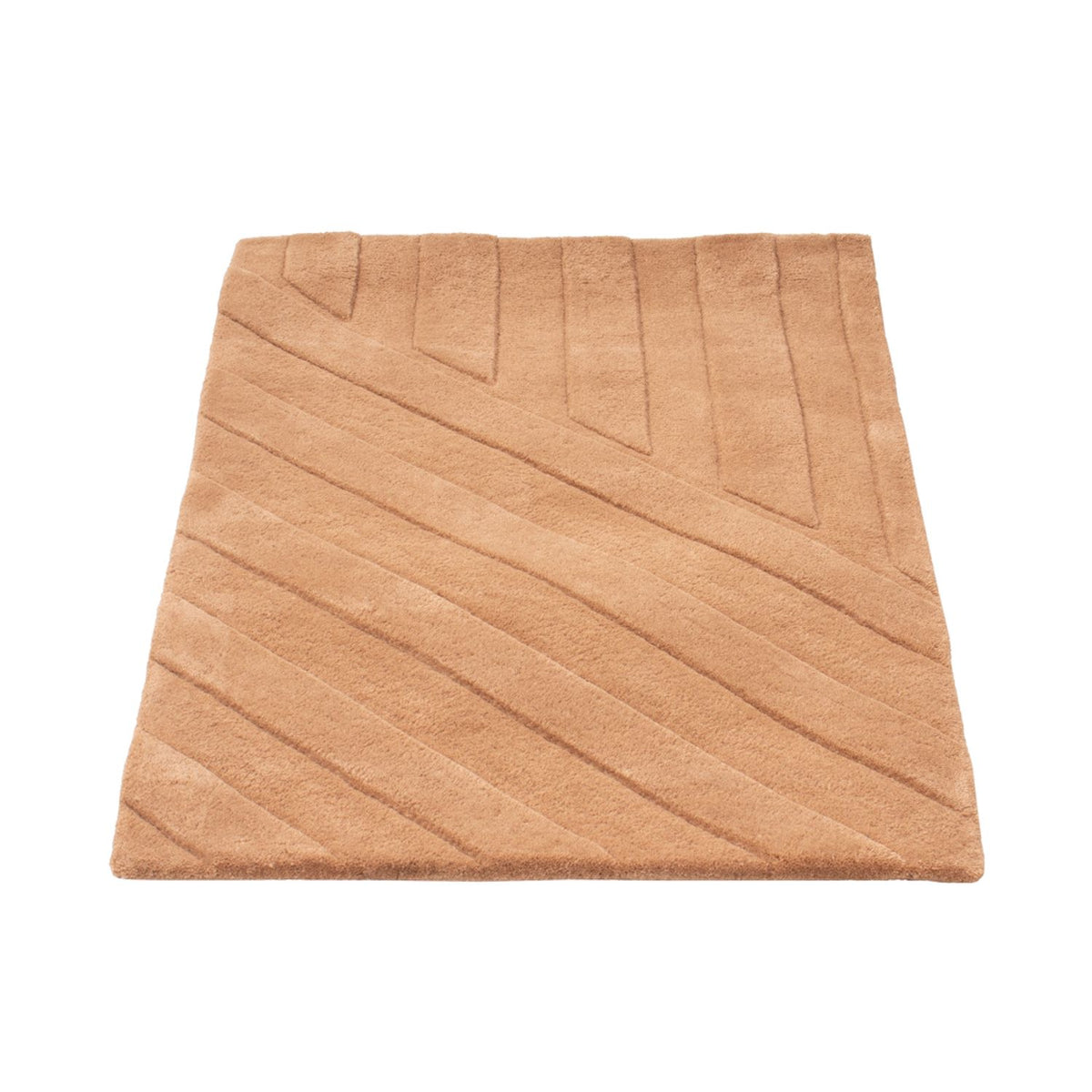 Uldtæppe - 90 x 60 cm - laks