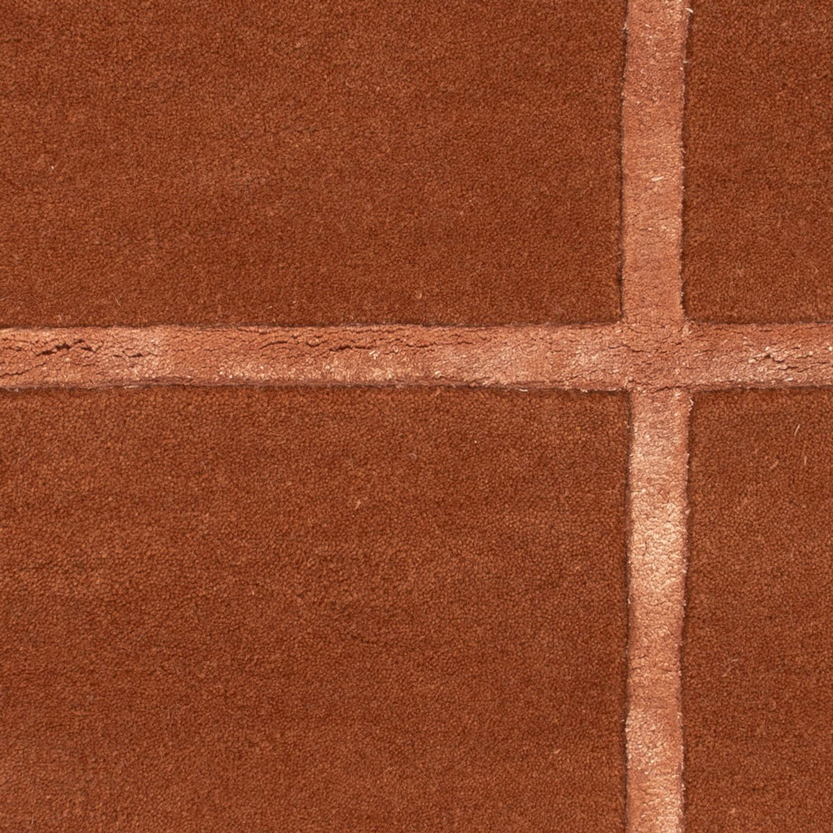 Uldtæppe - 90 x 60 cm - brun