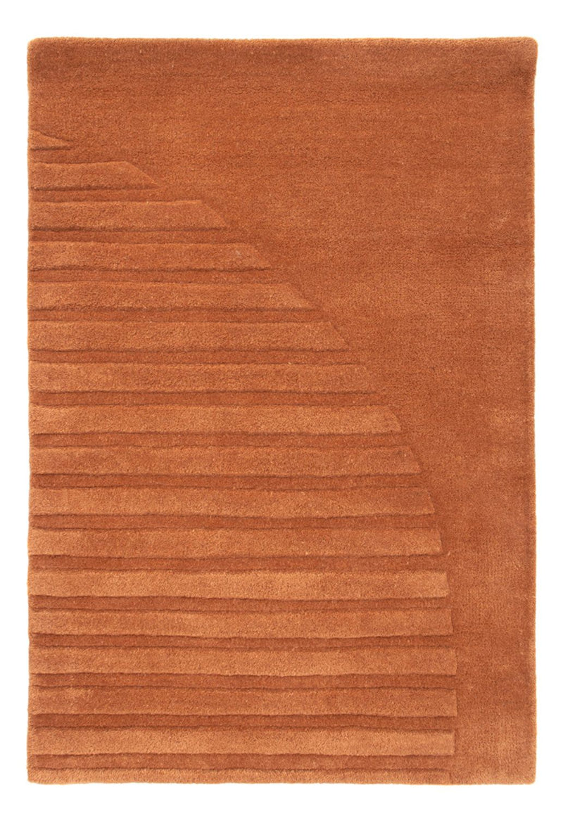 Uldtæppe - 90 x 60 cm - brun