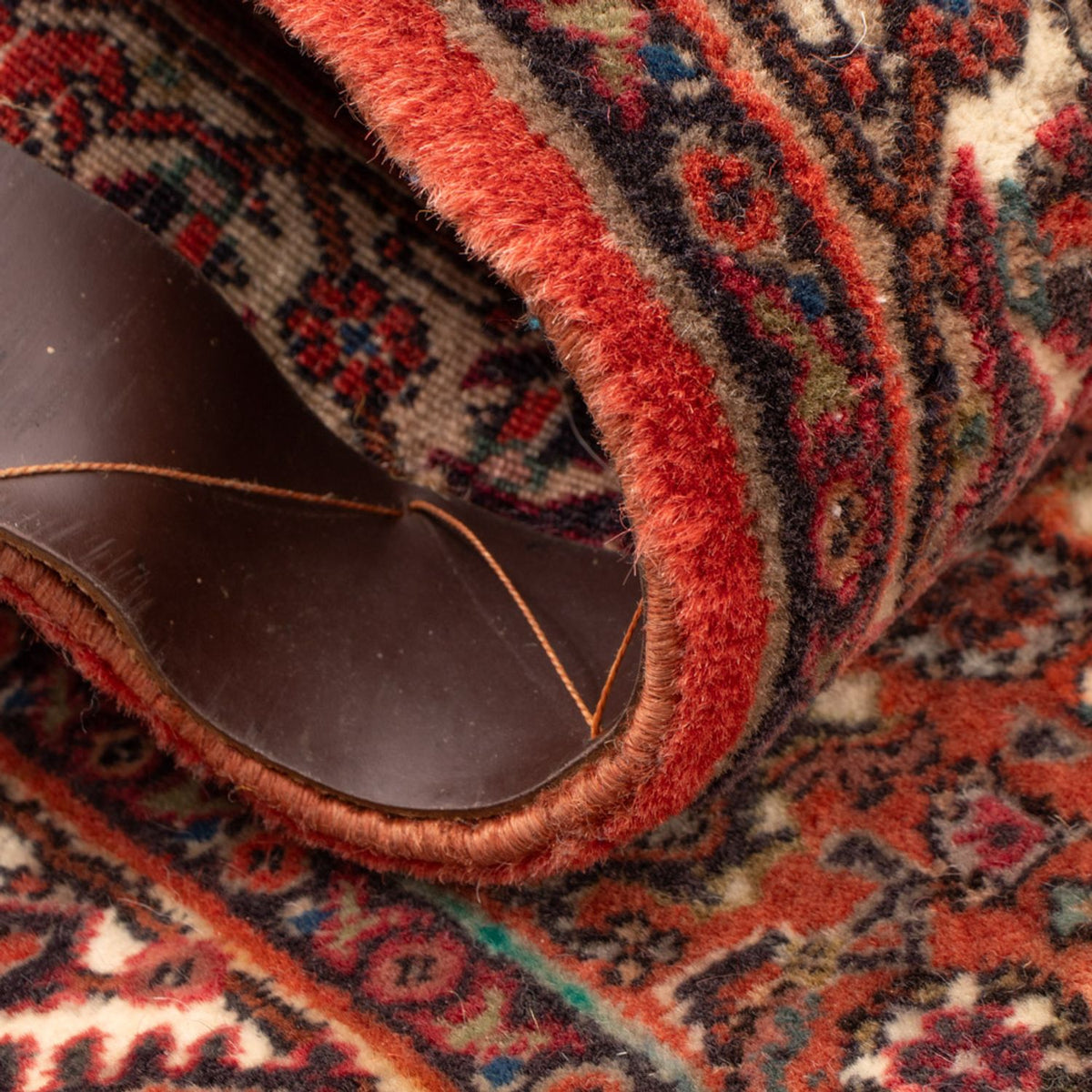 Persisk tæppe - Bijar - 102 x 74 cm - rød