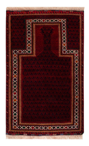 Baluch-tæppe - 148 x 96 cm - rød