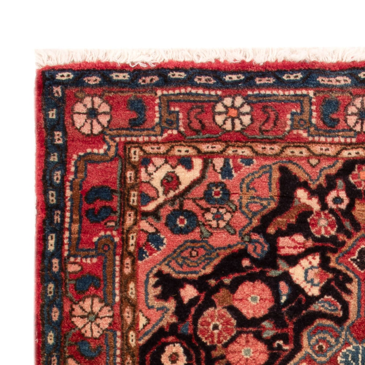 Persisk tæppe - Nomadisk - 92 x 62 cm - mørkeblå