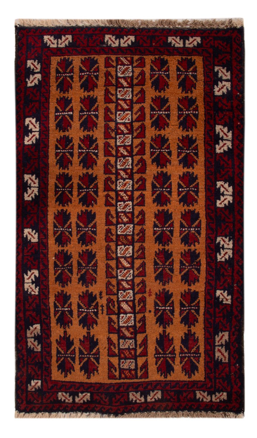Baluch-tæppe - 123 x 76 cm - kamel