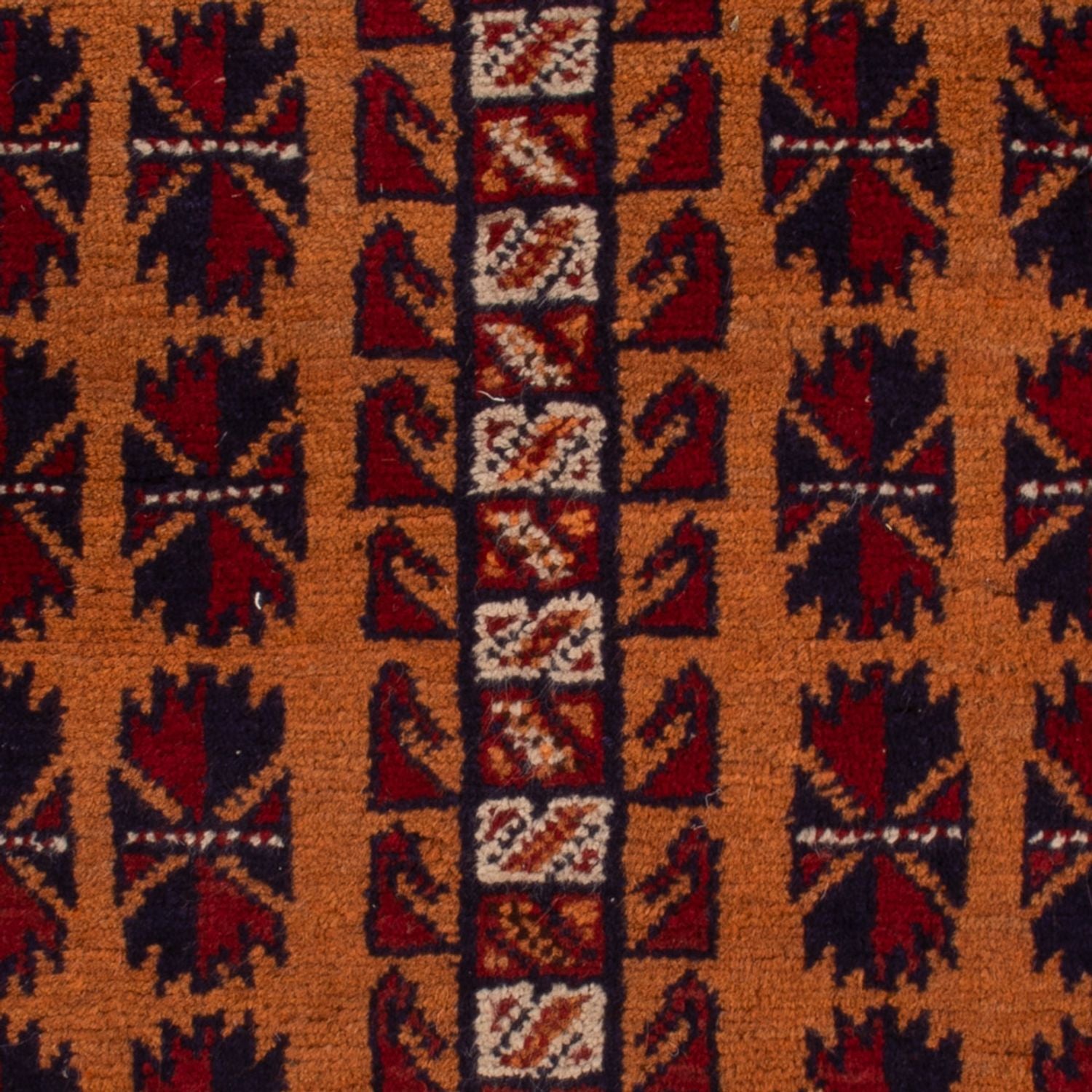 Baluch-tæppe - 123 x 76 cm - kamel