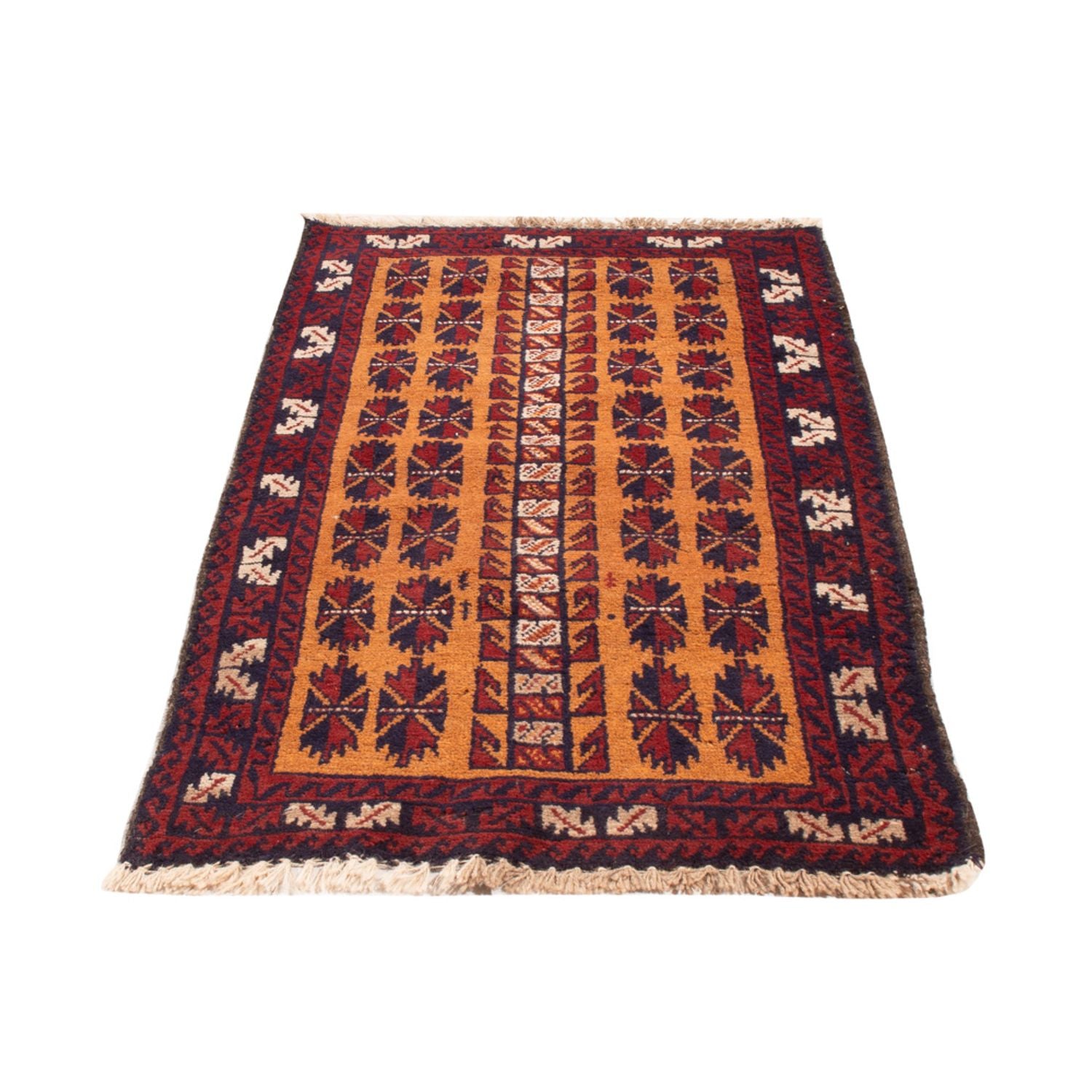 Baluch-tæppe - 123 x 76 cm - kamel