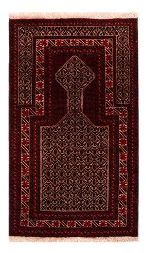Baluch-tæppe - 150 x 89 cm - rød