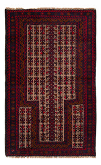 Baluch-tæppe - 130 x 83 cm - beige