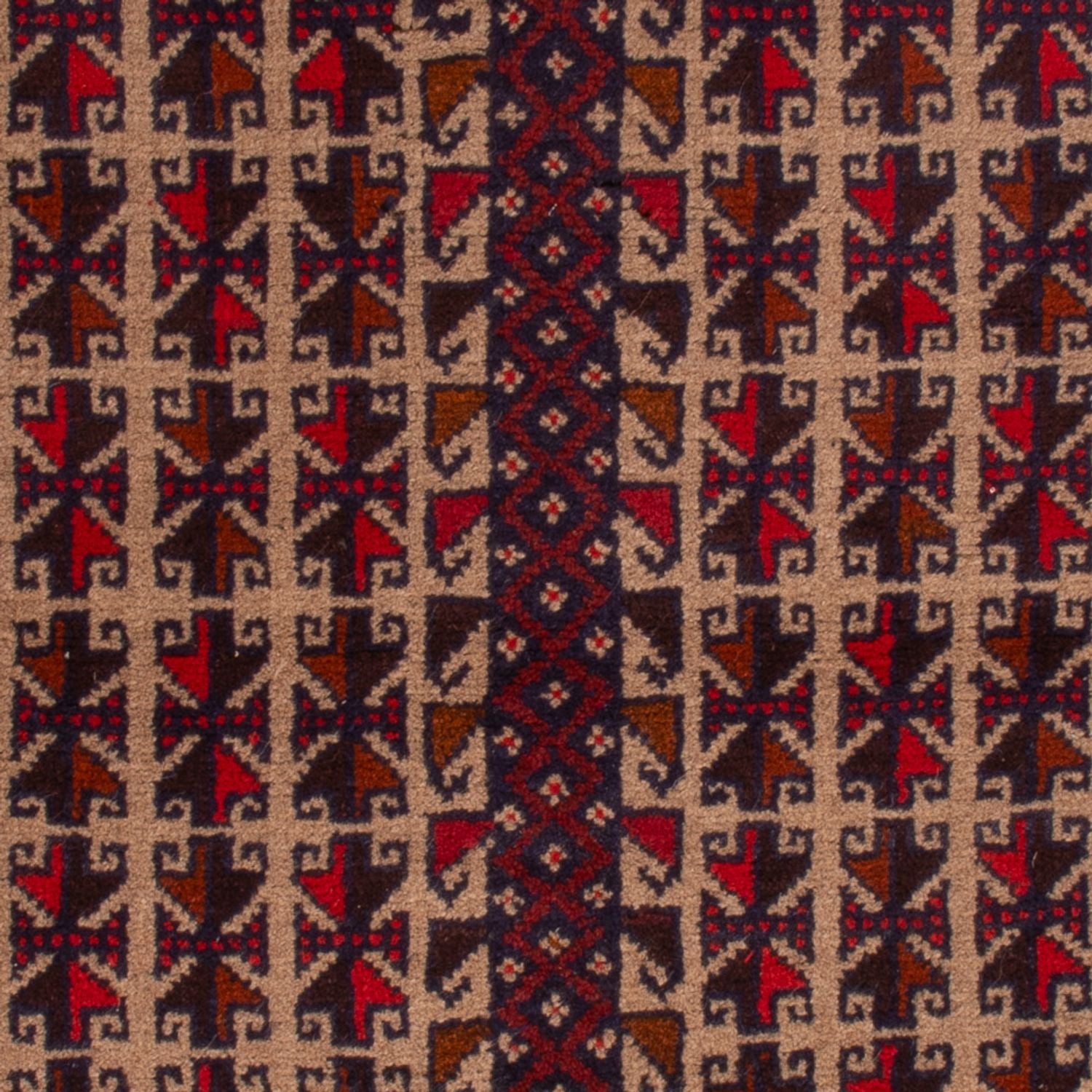 Baluch-tæppe - 130 x 83 cm - beige