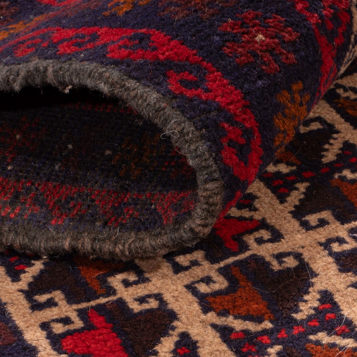 Baluch-tæppe - 130 x 83 cm - beige