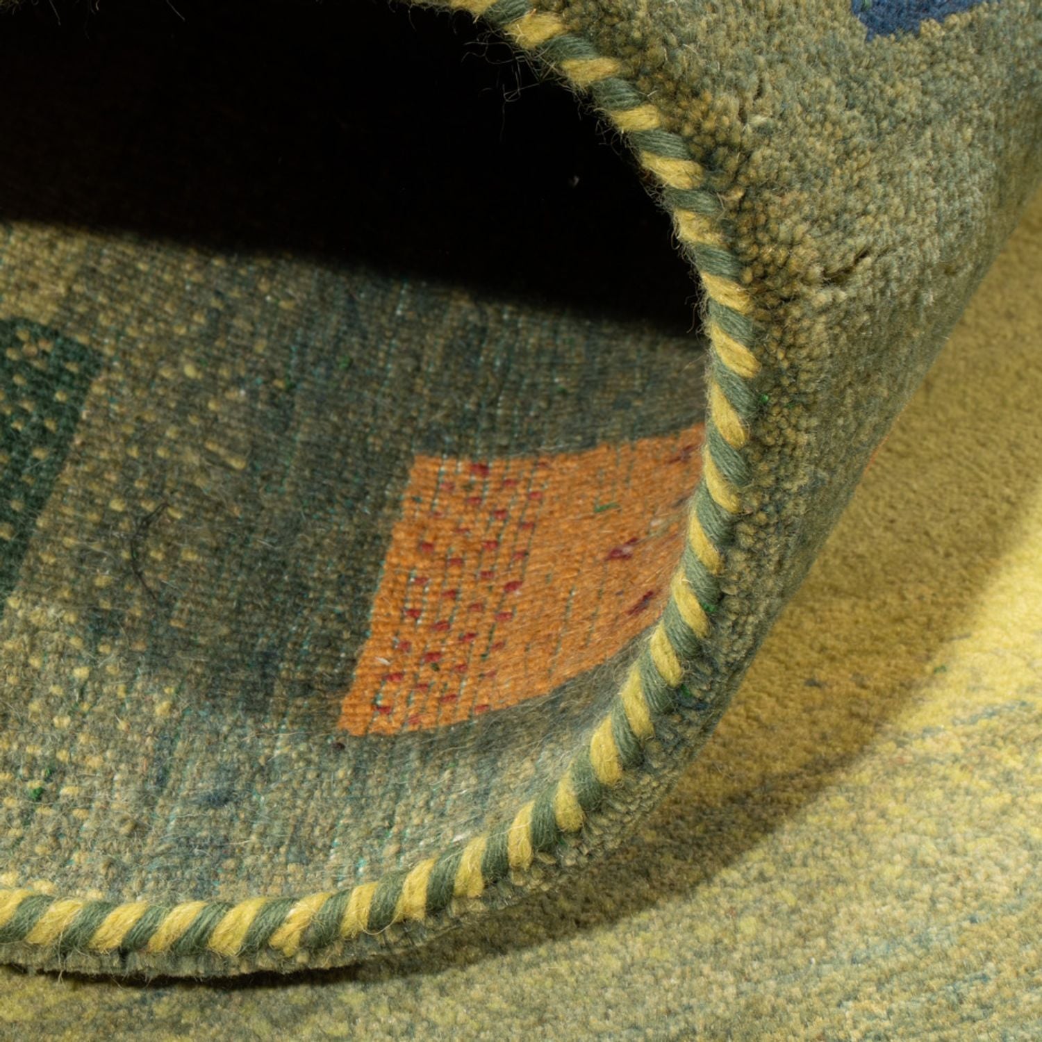 Gabbeh-tæppe - Loribaft Indus - 240 x 170 cm - grøn