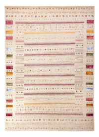 Gabbeh-tæppe - Loribaft Indus - 245 x 174 cm - creme