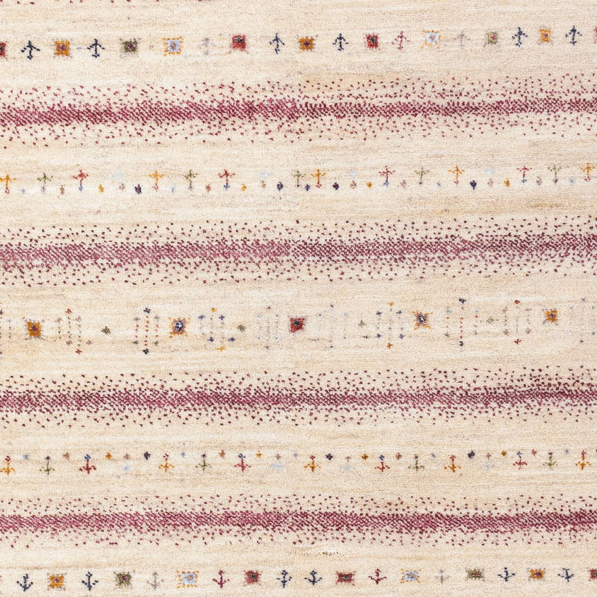 Gabbeh-tæppe - Loribaft Indus - 245 x 174 cm - creme