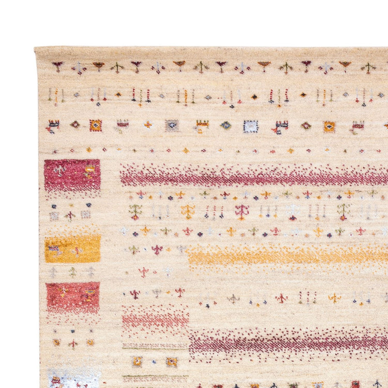 Gabbeh-tæppe - Loribaft Indus - 245 x 174 cm - creme