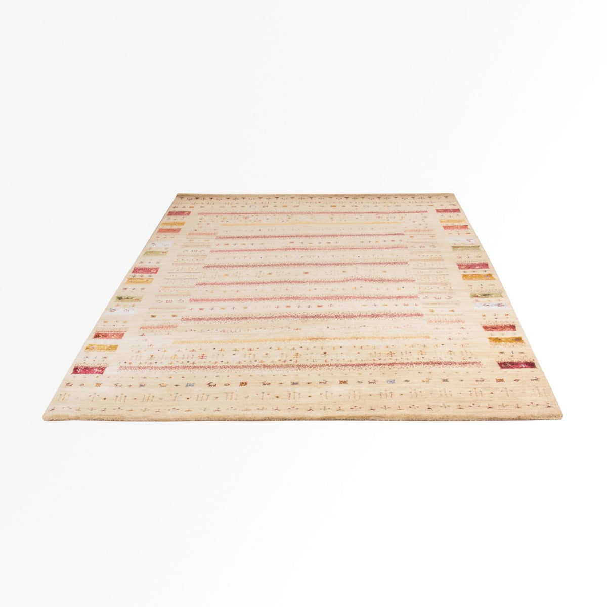 Gabbeh-tæppe - Loribaft Indus - 245 x 174 cm - creme