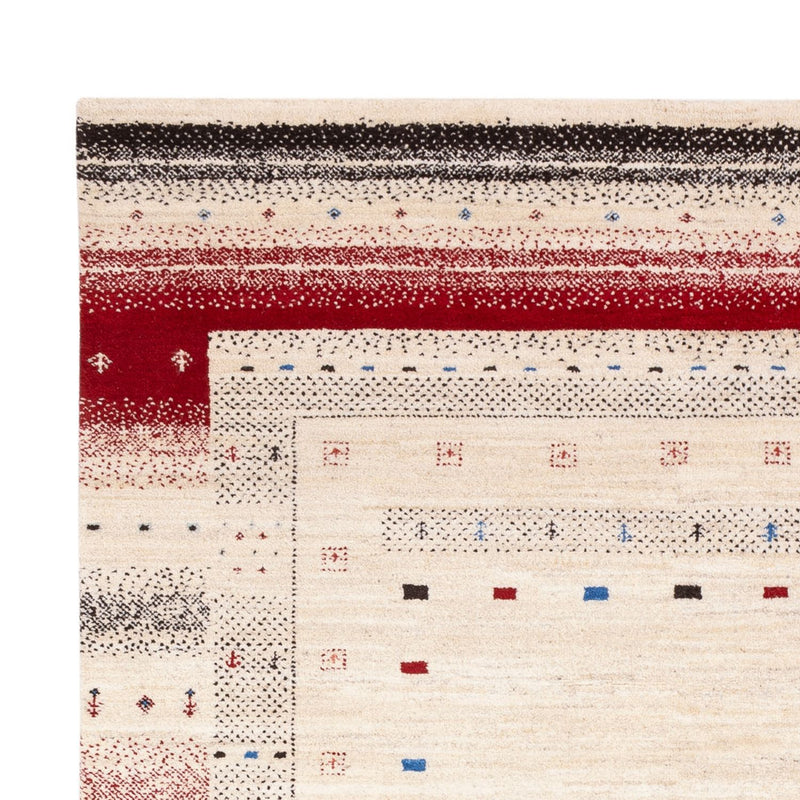 Gabbeh-tæppe - Loribaft Indus - 242 x 168 cm - creme