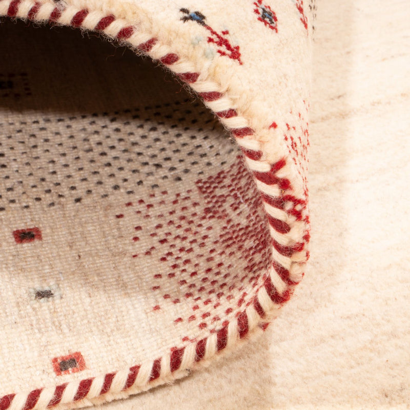 Gabbeh-tæppe - Loribaft Indus - 242 x 168 cm - creme