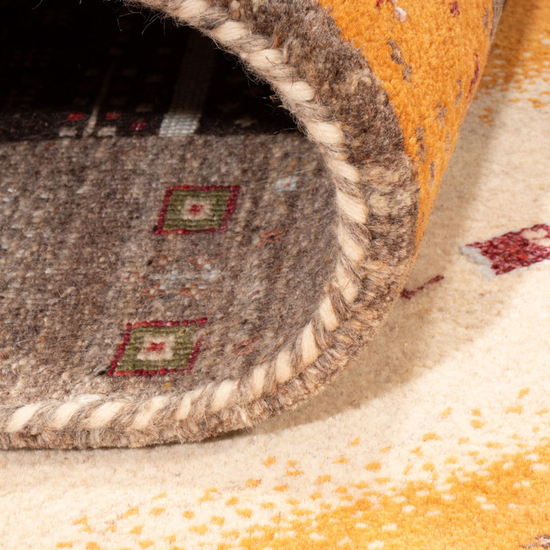Gabbeh-tæppe - Loribaft Indus - 240 x 170 cm - guld