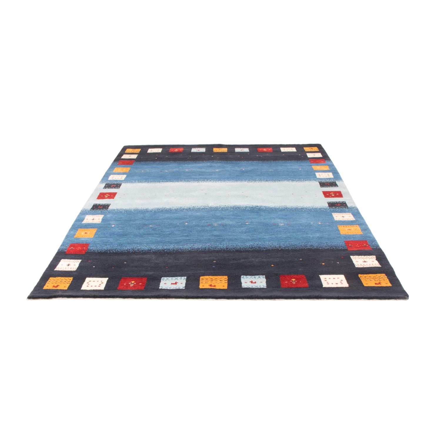 Gabbeh-tæppe - Loribaft Indus - 240 x 169 cm - blå