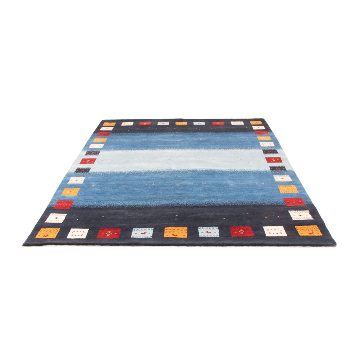 Gabbeh-tæppe - Loribaft Indus - 240 x 169 cm - blå