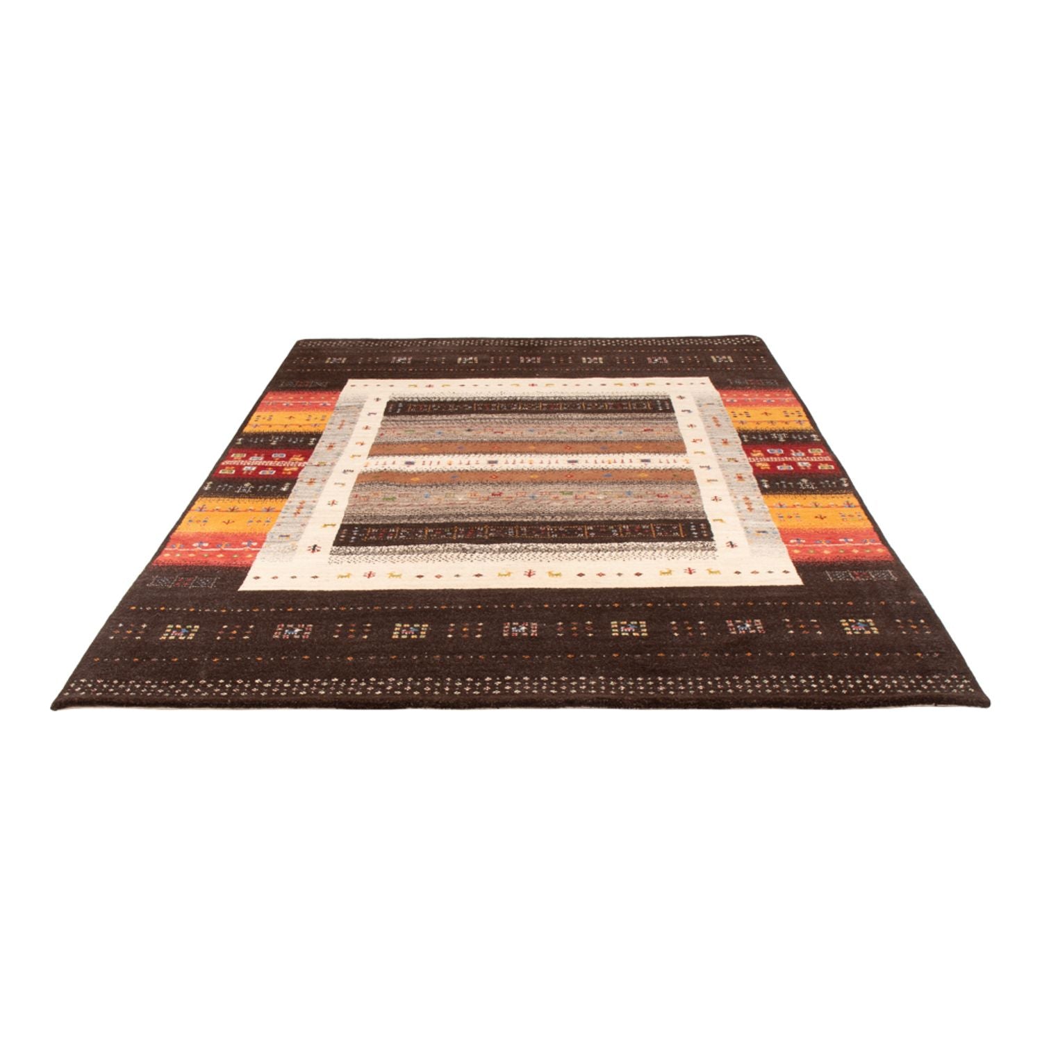 Gabbeh-tæppe - Loribaft Indus - 240 x 169 cm - flerfarvet