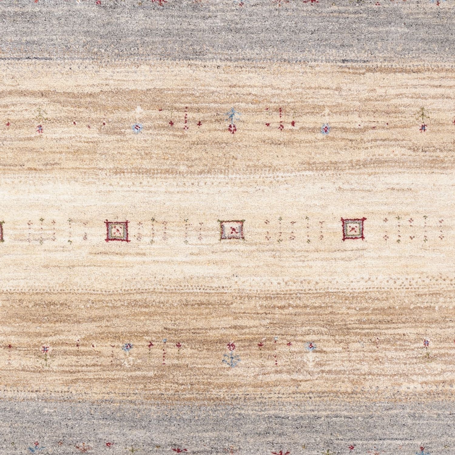 Gabbeh-tæppe - Loribaft Indus - 242 x 167 cm - natur