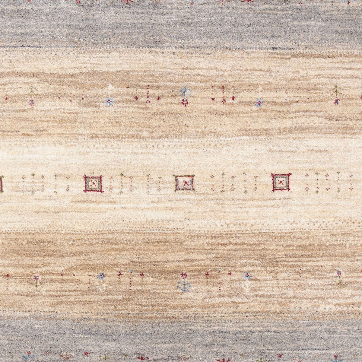 Gabbeh-tæppe - Loribaft Indus - 242 x 167 cm - natur