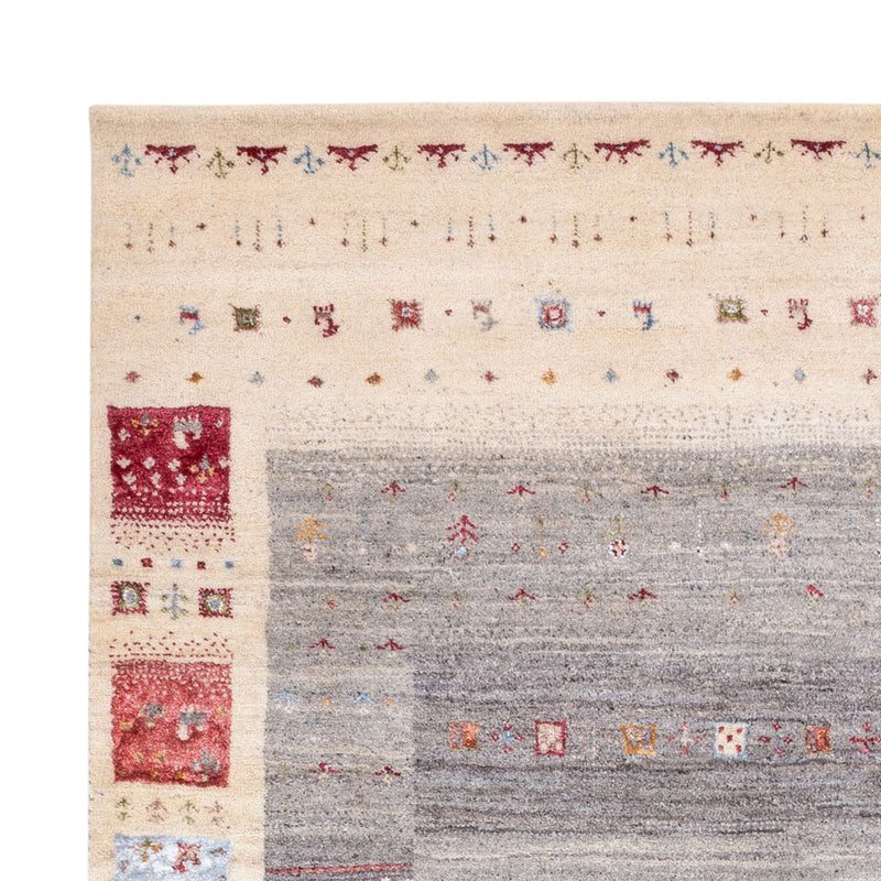 Gabbeh-tæppe - Loribaft Indus - 242 x 167 cm - natur