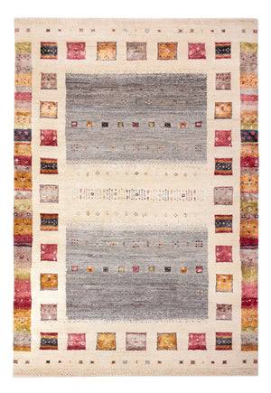 Gabbeh-tæppe - Loribaft Indus - 245 x 166 cm - natur