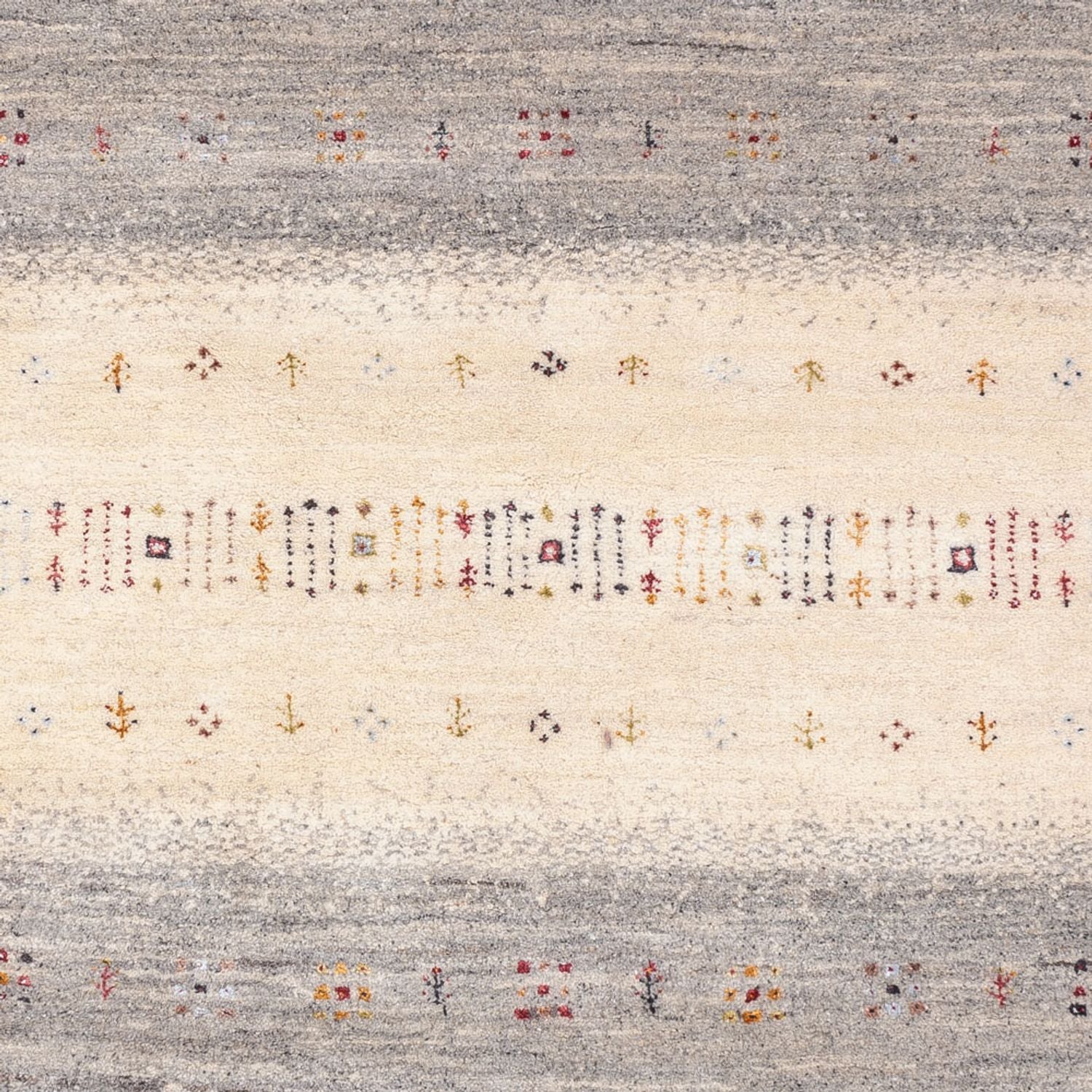 Gabbeh-tæppe - Loribaft Indus - 245 x 166 cm - natur