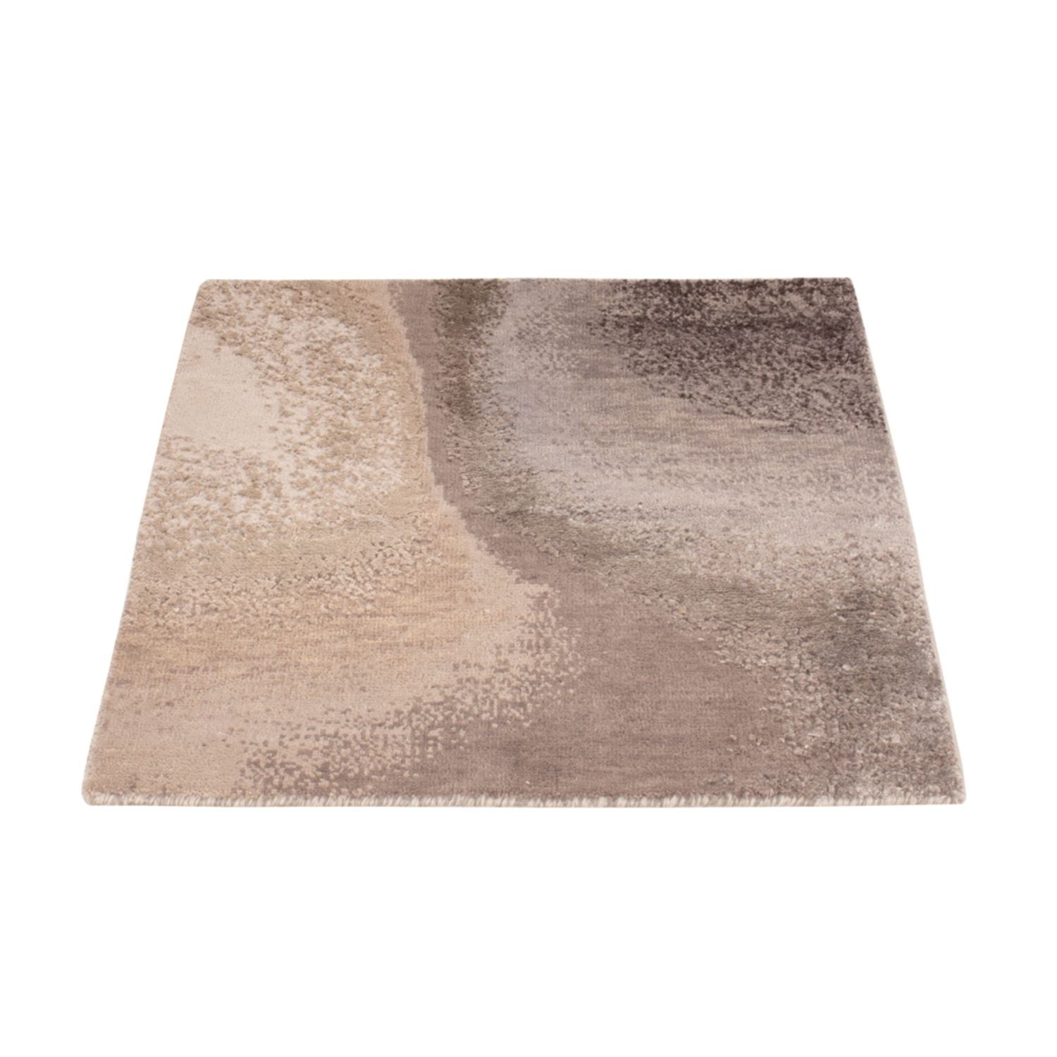 Designer tæppe - 60 x 60 cm - beige