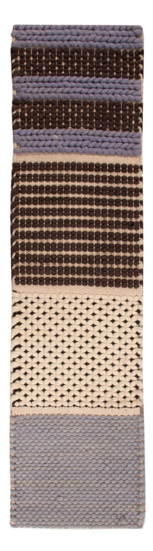 Løber Uldtæppe - 124 x 33 cm - flerfarvet