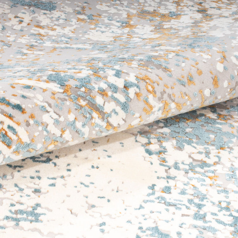 Designer tæppe - 300 x 200 cm - lyseblå