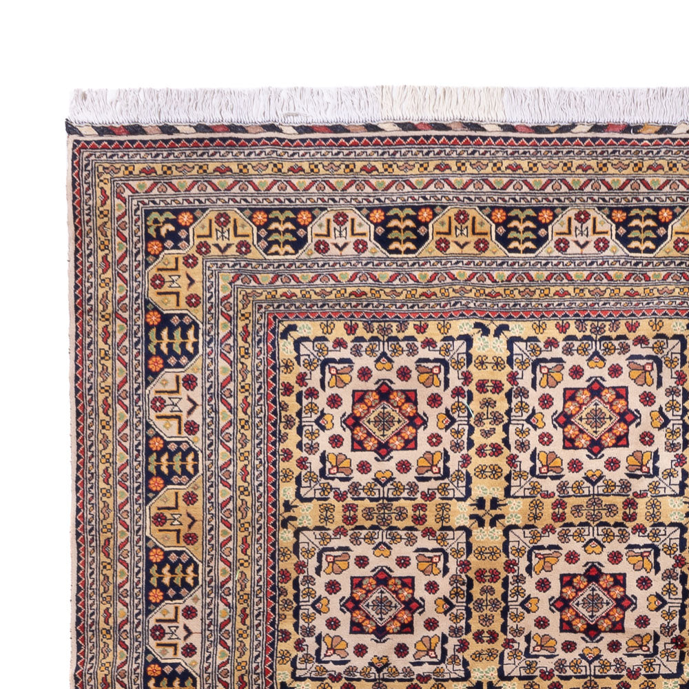 Afghansk tæppe - 330 x 250 cm - mørk beige