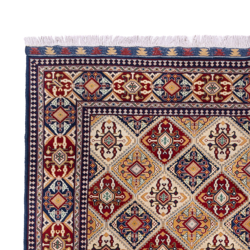Afghansk tæppe - 355 x 250 cm - lys beige