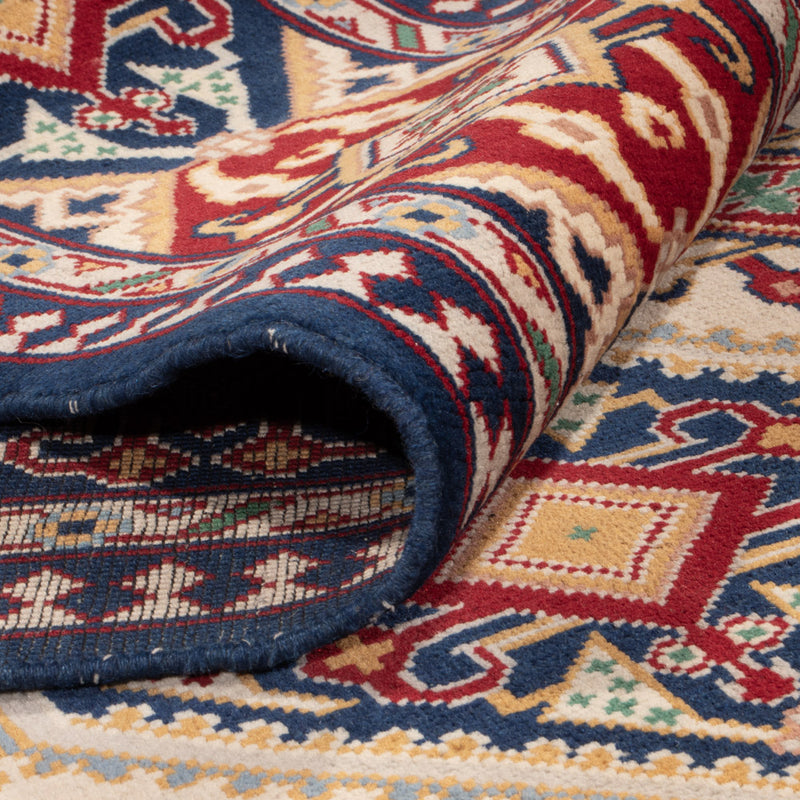 Afghansk tæppe - 355 x 250 cm - lys beige