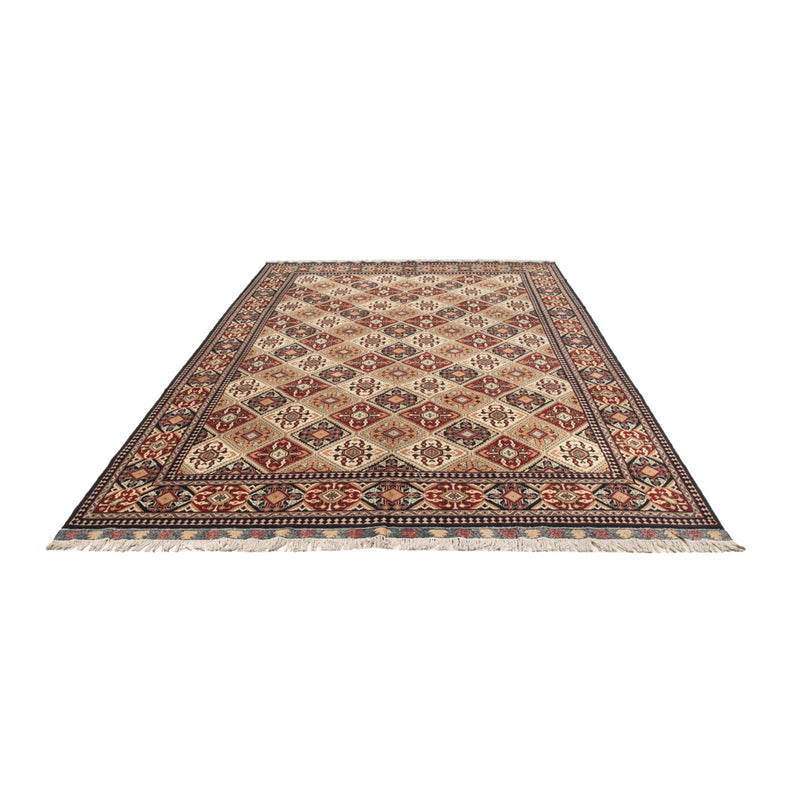 Afghansk tæppe - 355 x 250 cm - lys beige