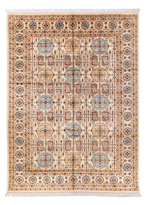 Afghansk tæppe - 346 x 245 cm - lys beige