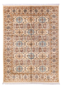 Afghansk tæppe - 346 x 245 cm - lys beige