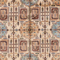 Afghansk tæppe - 346 x 250 cm - beige